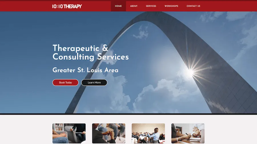 Ten Ten Therapy website